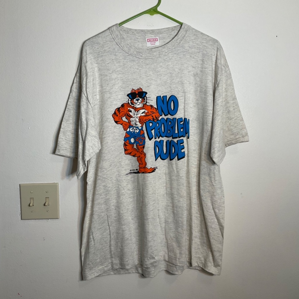 Vintage 1989 No Problem Dude T-Shirt Size Large - Picture 8 of 8